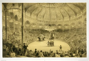 Het Nationale Circus, gepubliceerd door Auguste Bry